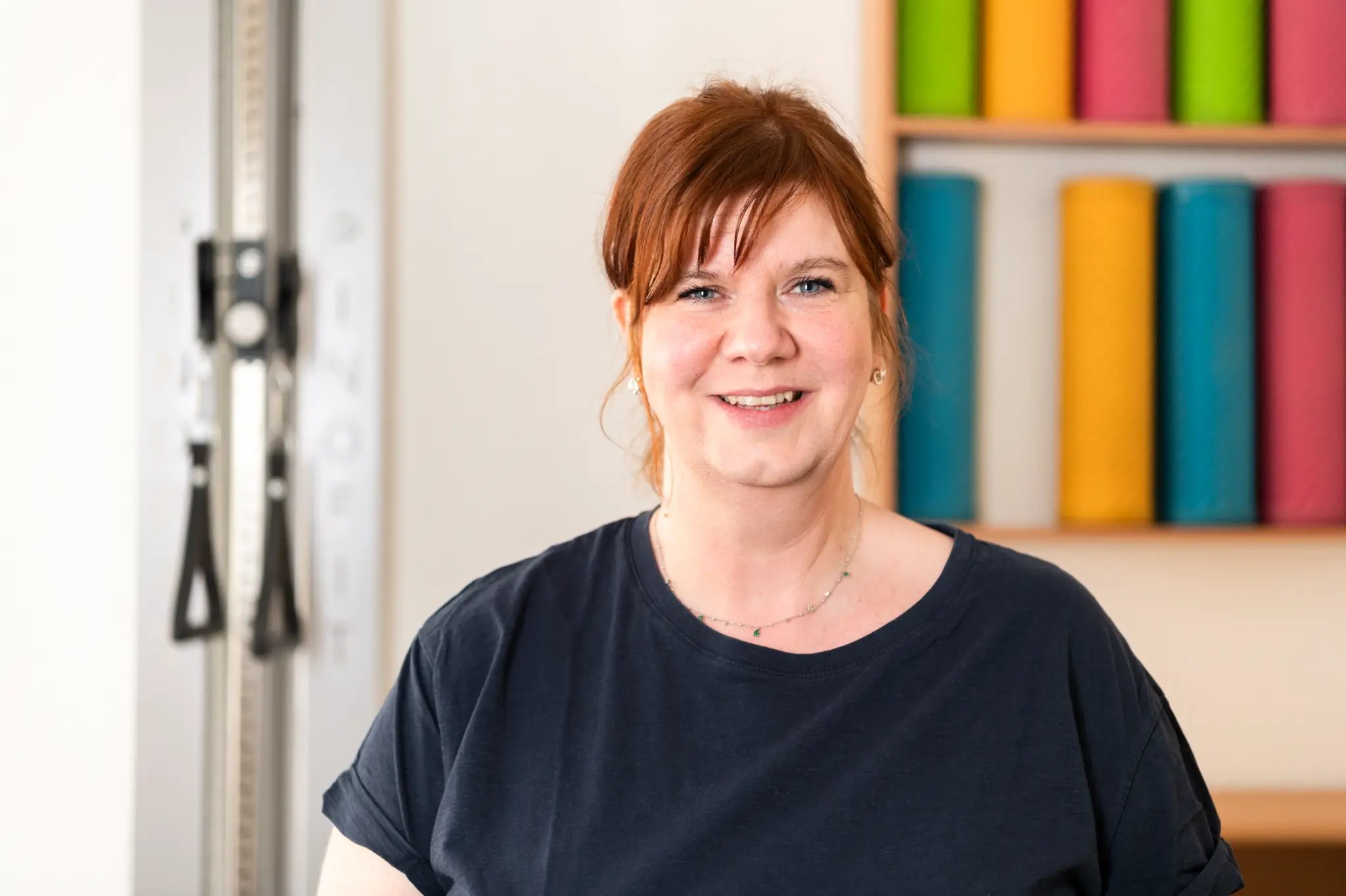 Sandy Cwienk, Inhaberin der Physiotherapie-Praxis in Dessau-Roßlau
